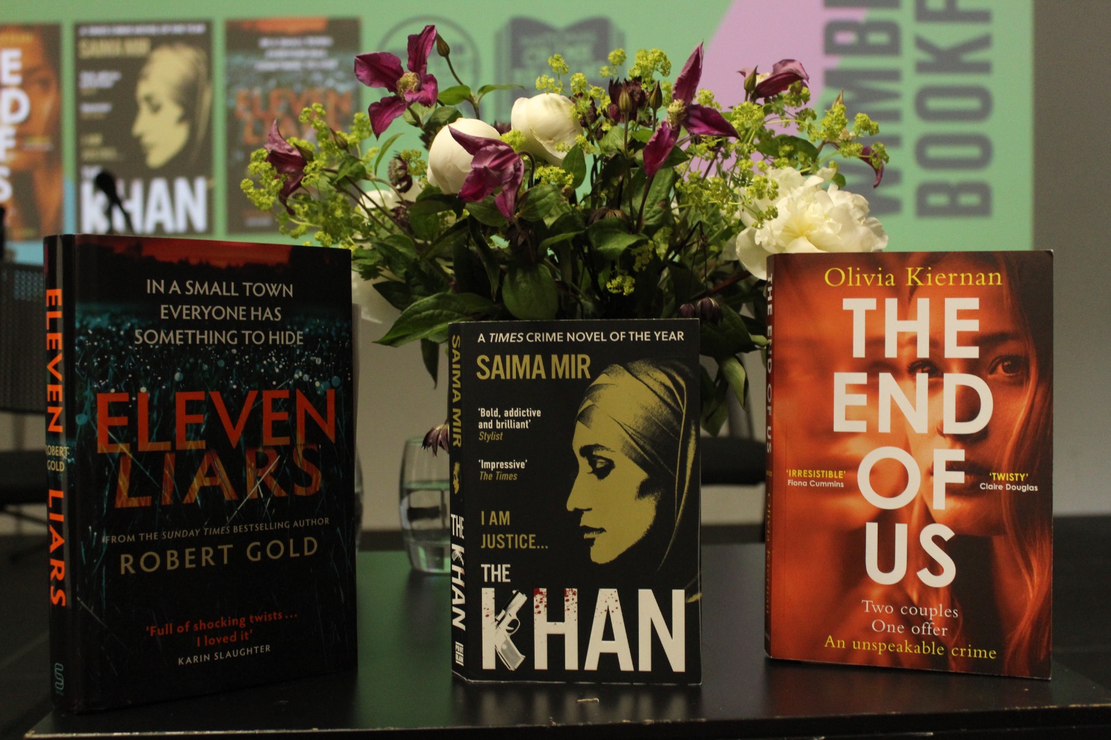 Crime in the Library at Wimbledon Library with @LivKiernan @SaimaMir @books_gold @Wimbookfest @MertonLibraries @MertonArtsSpace