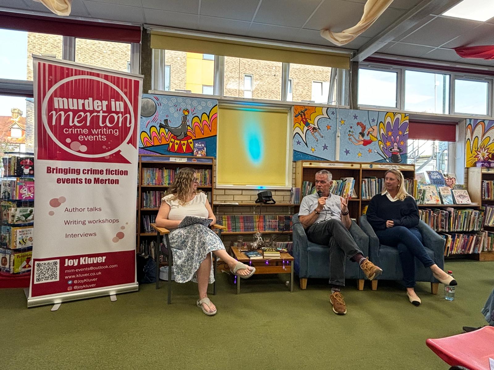 Murder and Mayhem at West Barnes Library with @BibaPearce @gbpoliceadvisor @mertonlibraries @JoyKluver @The_CWA